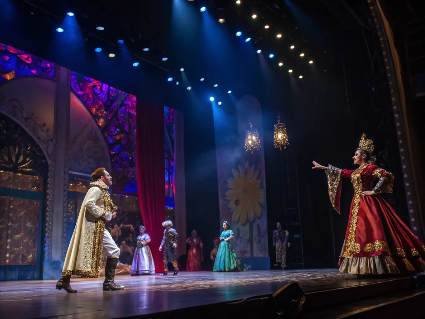 A professional photograph of a recent theatrical production at Théâtre Municipal Armand, highlighting the quality and artistic excellence of the performances.